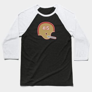 San Francisco 49ers 415 Helmet Baseball T-Shirt